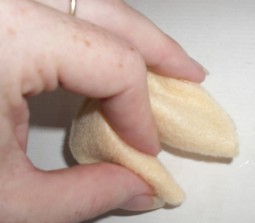 Make the Fortune Cookie shape