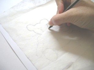 drawing teddy bear pattern