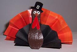 Paper Turkey Centerpiece