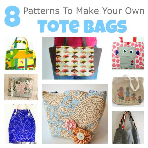 Patterns To Make Your Own Tote Bags â€” craftbits