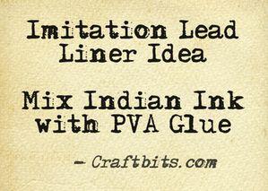 imitation lead liner