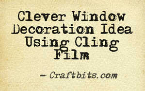 cling film decorations