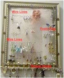 Jewelry Organizer Frame