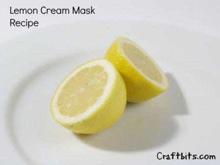 Lemon Cream Mask Recipe