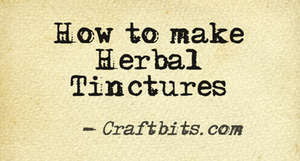 herbal tinctures