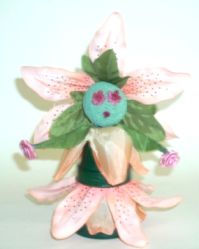 Clay Pot Flower Lady