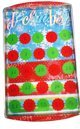 Magnetic Advent Calendar With Numbers