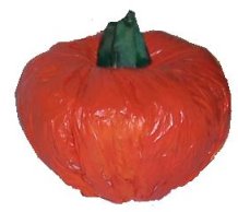 puffy plastic pumpkins