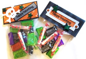 stamped treat bags