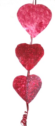 valentine heart dangler