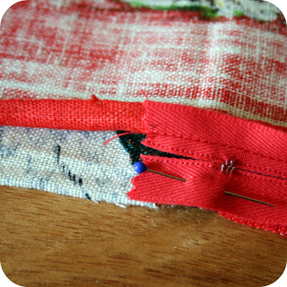 the craft revival tea towel to cushion tutorial 5