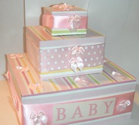 baby shower box cake