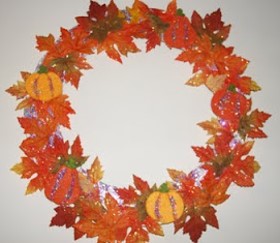 pumpkin wreath