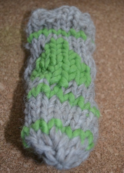 bulky knit stocking