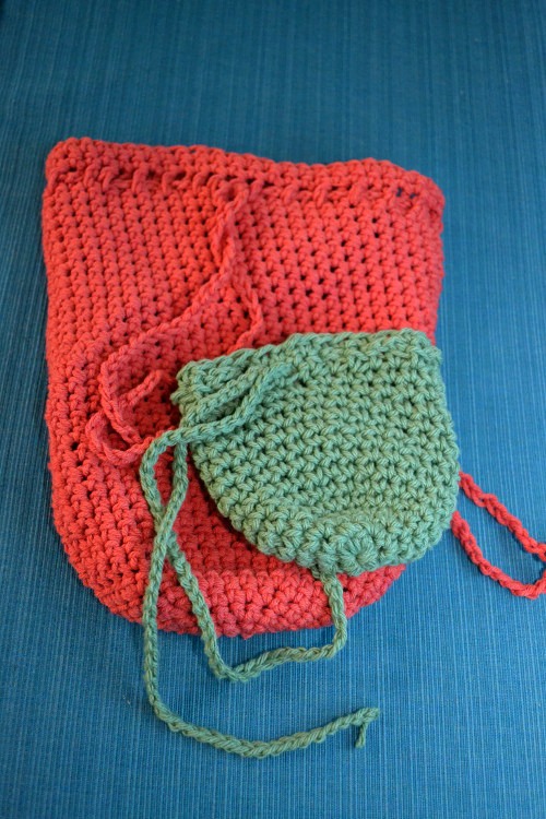 easy crochet treasure bags