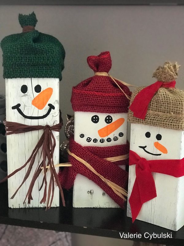 DIY Snowman Blocks — CraftBits.com