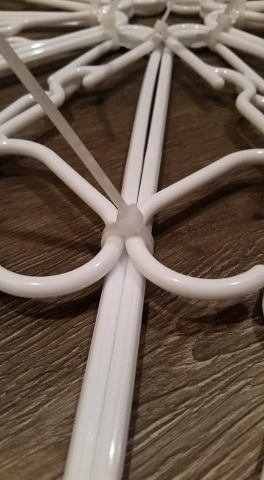 How to Make a Hanger Snowflake - ORIGINAL VERSION!