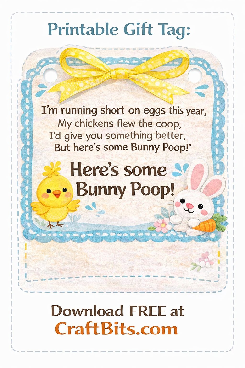 Easter Bunny Poop — CraftBits.com